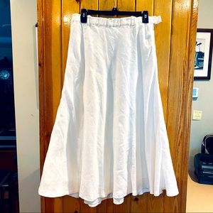 Orvis River Road 100% Linen Cotton Long Skirt